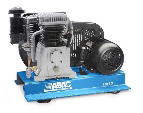 BRICOMAQUINAS COMPRESOR ABAC 10 HP SOBRE BANCADA