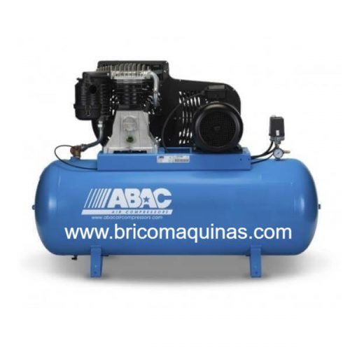 COMPRESOR ABAC BAJAS REVOLUCIONES 5,5 HP 500 LITROS.