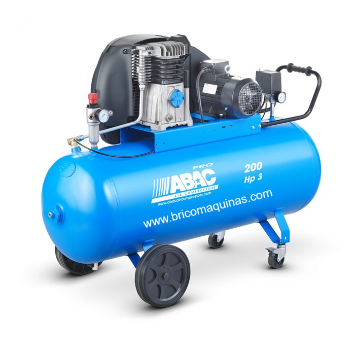 COMPRESOR ABAC 3 HP 200 LITROS TRIFASICO