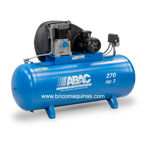 COMPRESOR ABAC DE 3 CV Y 270 LITROS MONOFASICO