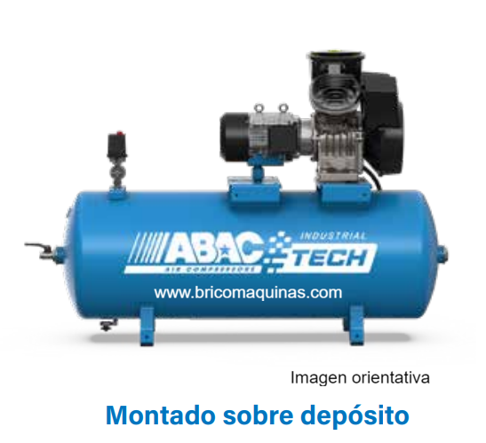 Compresor Abac Industrial de acoplamiento directo de 5,5 hp